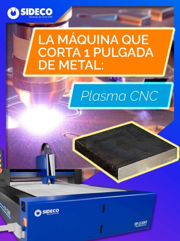 Plasma CNC para cortar placas, láminas y metales