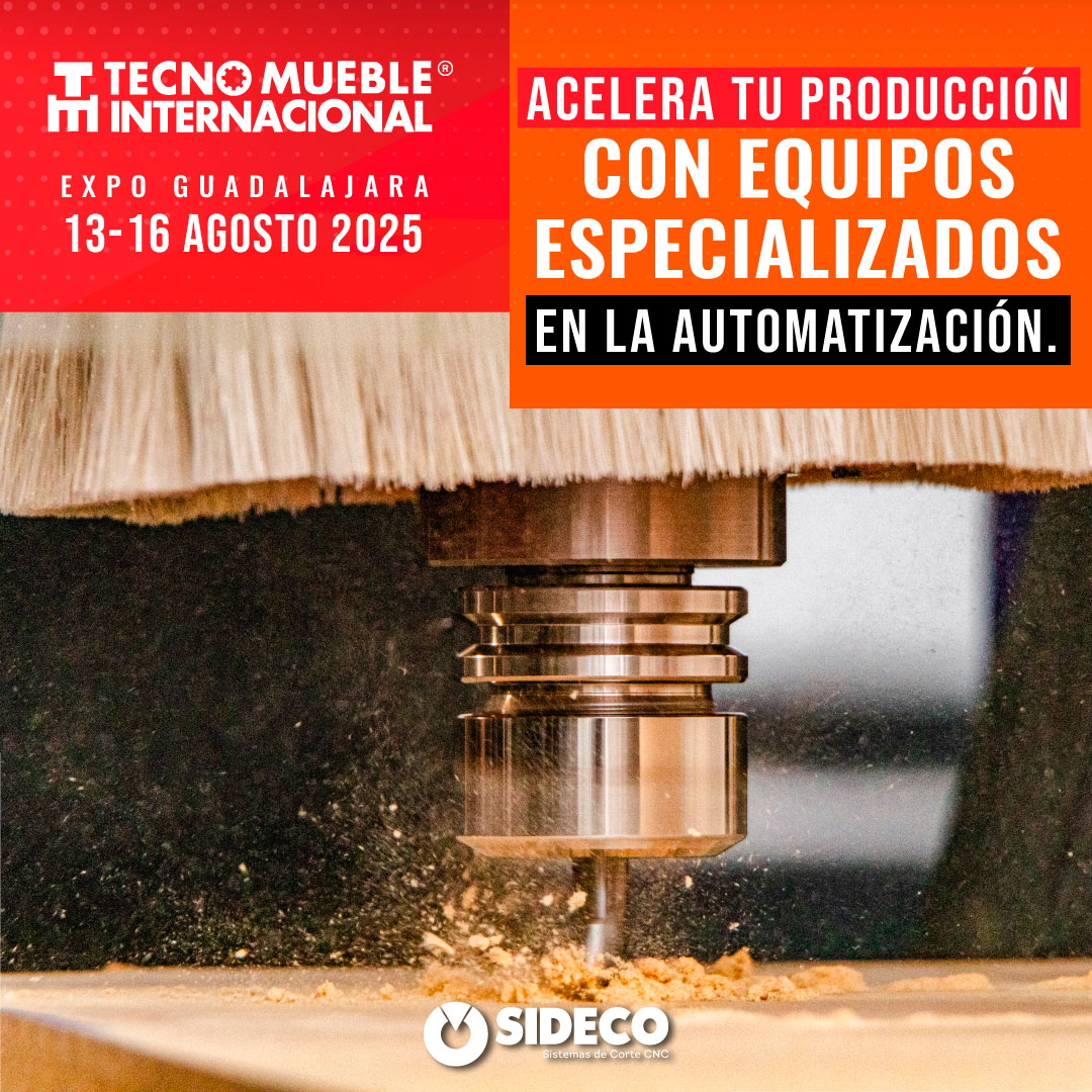 Router CNC SIDECO en Tecno Mueble