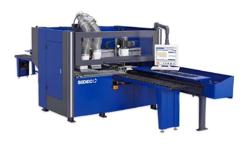 Taladro Múltiple CNC SIDECO para barrenado de paneles en fabricación de muebles