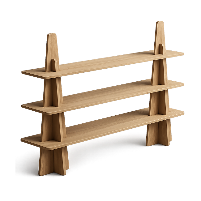 Aplicación terminada en MDF fabricada con Taladro Múltiple CNC SIDECO